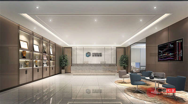 合肥經(jīng)開區(qū)廠房辦公室設計裝修案例